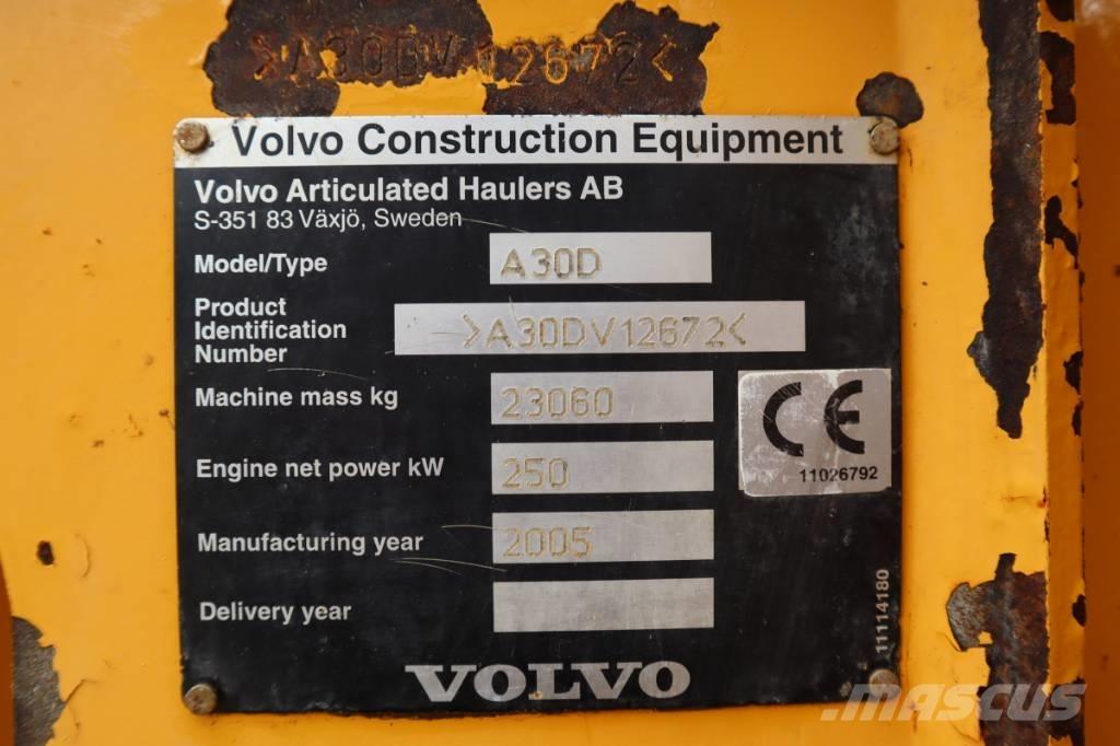 Volvo A 30 D アーティキュレート式ダンプトラック