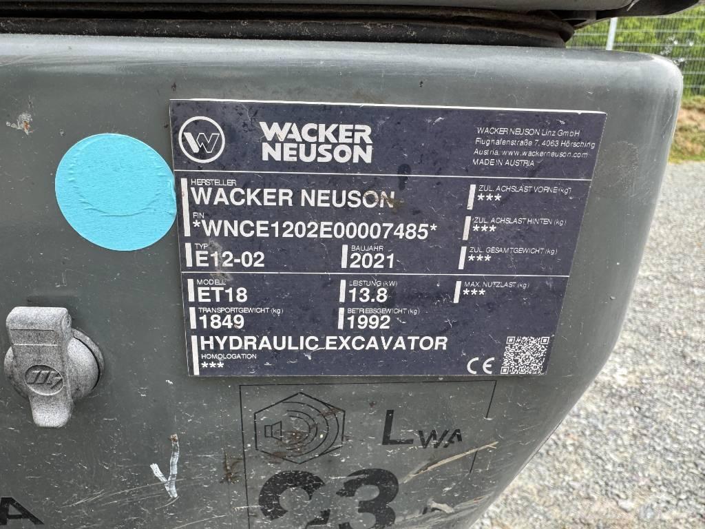 Wacker Neuson ET18 大型油圧ショベル12t以上（パワーショベル・ユンボ）