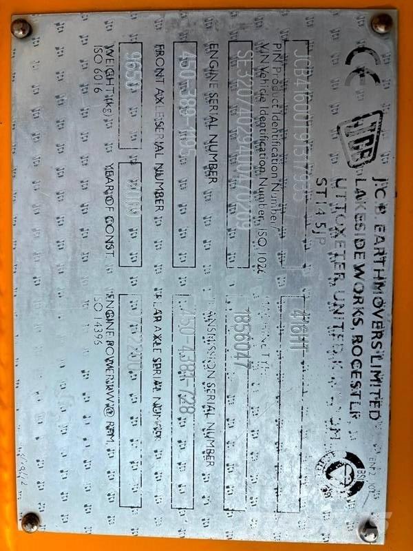 JCB 416 HT ホイールローダー・タイヤショベル