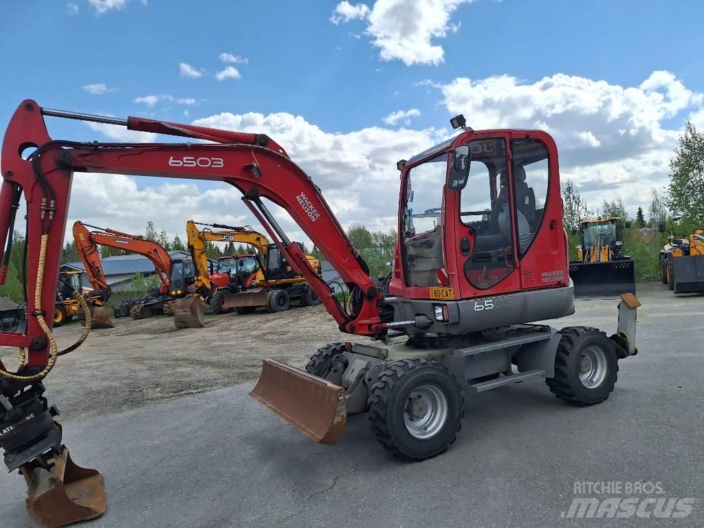 Wacker Neuson 6503 ホイール式油圧ショベル（パワーショベル・ユンボ・バックホー）