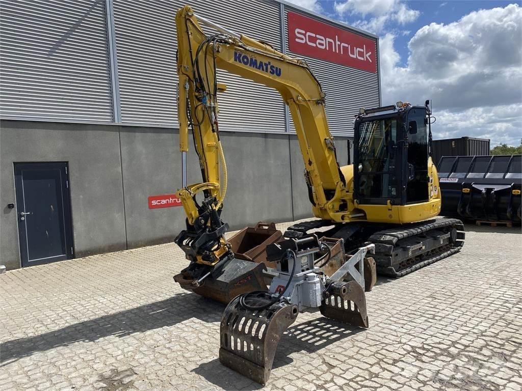 Komatsu PC80MR-5EO ホイール式油圧ショベル（パワーショベル・ユンボ・バックホー）