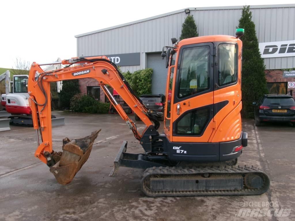 Doosan DX 27 Z ミニ油圧ショベル 7t以下（ミニユンボ・ミニディガー）