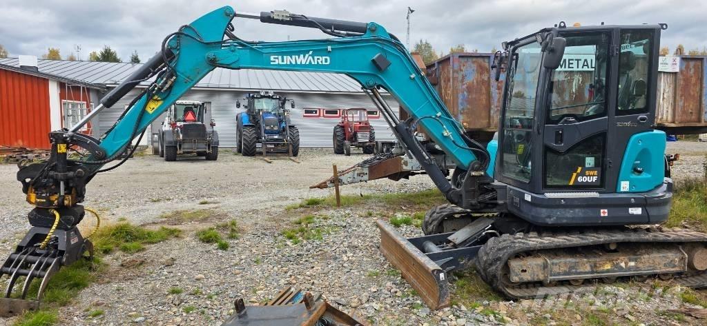Sunward SWE 60 UF ミニ油圧ショベル 7t以下（ミニユンボ・ミニディガー）