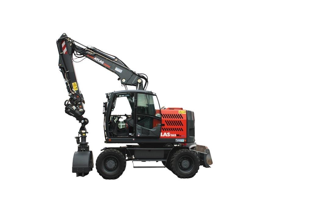 Atlas 165WSR ホイール式油圧ショベル（パワーショベル・ユンボ・バックホー）