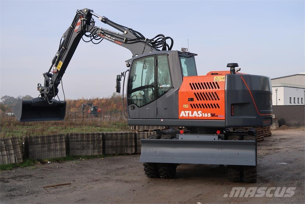 Atlas 165WSR ホイール式油圧ショベル（パワーショベル・ユンボ・バックホー）