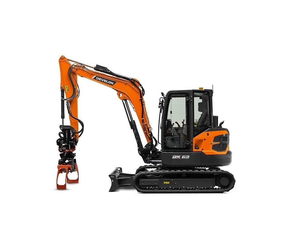 Hyundai DX63-7 バックホーローダー