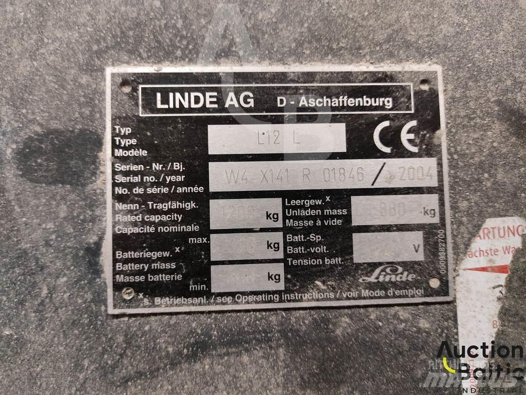 Linde L12 L ウォーキンフォークリフト