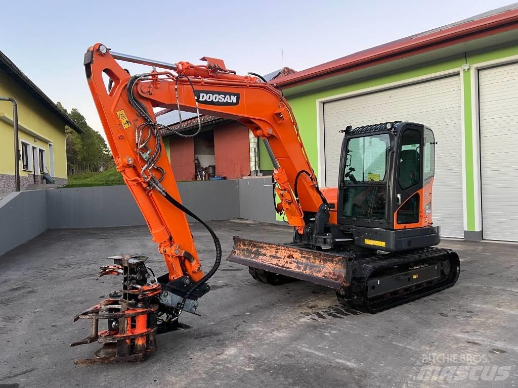 Doosan DX85R-3 中型油圧ショベル 7ｔ-12ｔ（ユンボ・パワーショベル・バックホー）