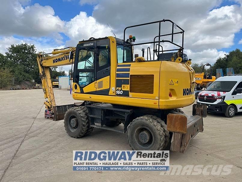 Komatsu PW 160-11 ホイール式油圧ショベル（パワーショベル・ユンボ・バックホー）