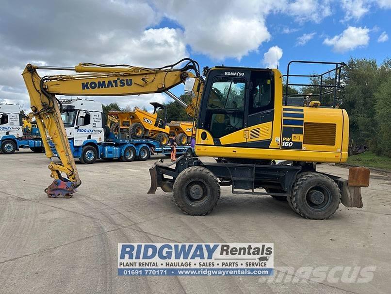 Komatsu PW 160-11 ホイール式油圧ショベル（パワーショベル・ユンボ・バックホー）