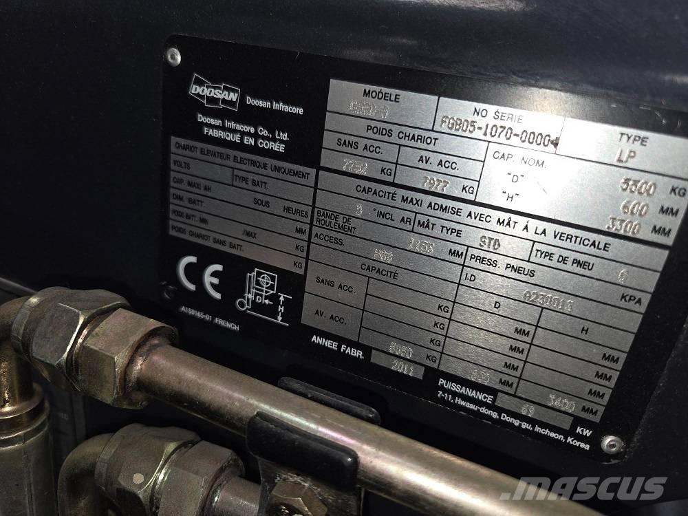Doosan G 55 C-5 LPGフォークリフト