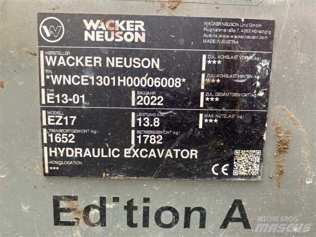 Wacker Neuson EZ17 大型油圧ショベル12t以上（パワーショベル・ユンボ）