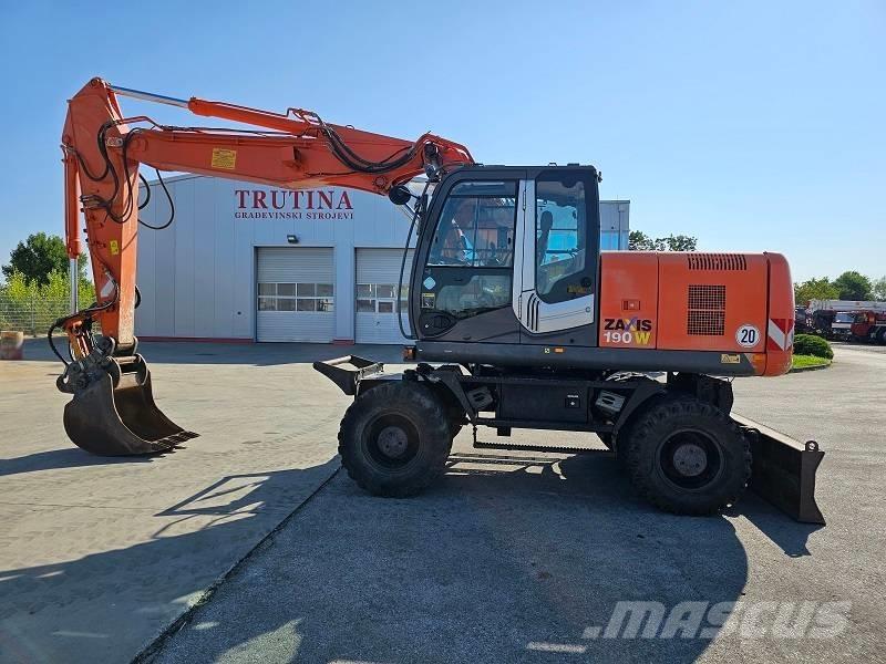 Hitachi ZX 190 W-3 ホイール式油圧ショベル（パワーショベル・ユンボ・バックホー）