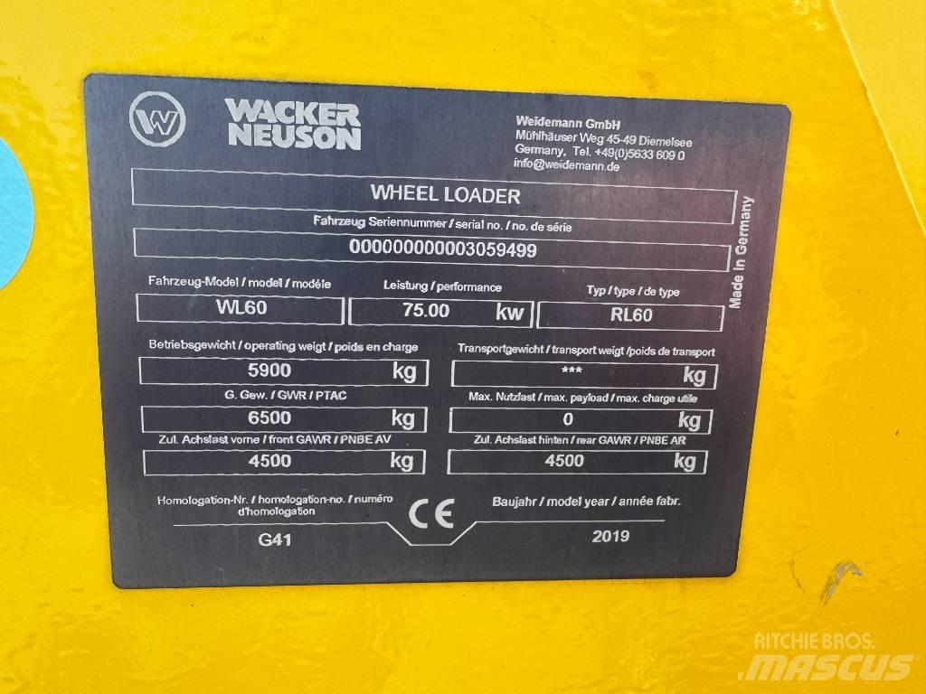 Wacker Neuson WL60 ホイールローダー・タイヤショベル