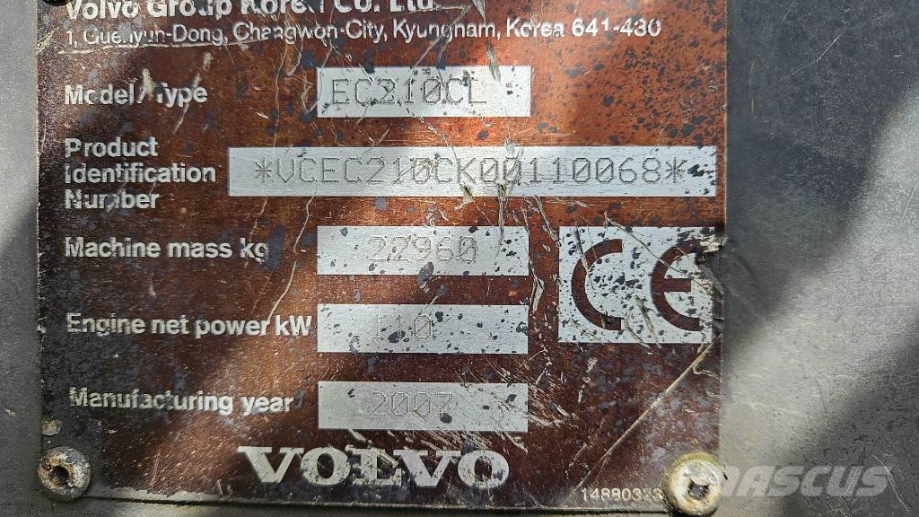 Volvo EC 210 C L 大型油圧ショベル12t以上（パワーショベル・ユンボ）