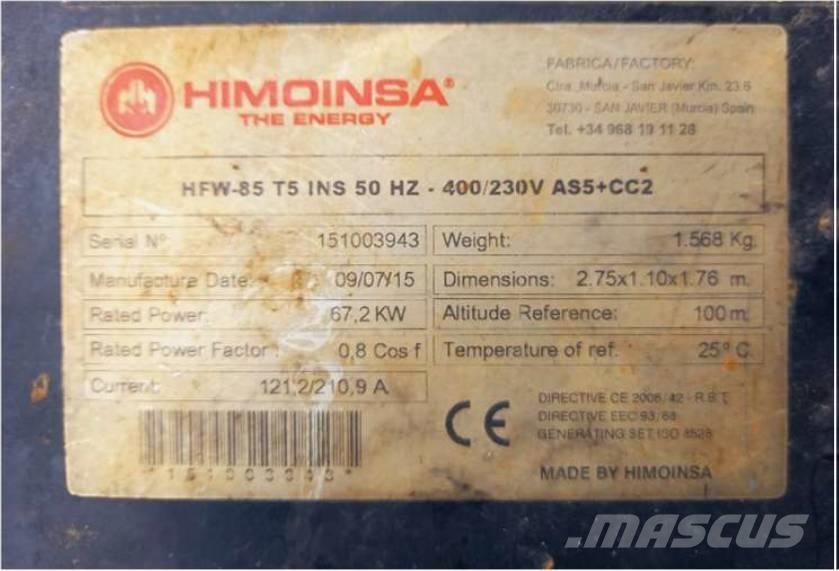 Himoinsa HFW 85 その他の発電機