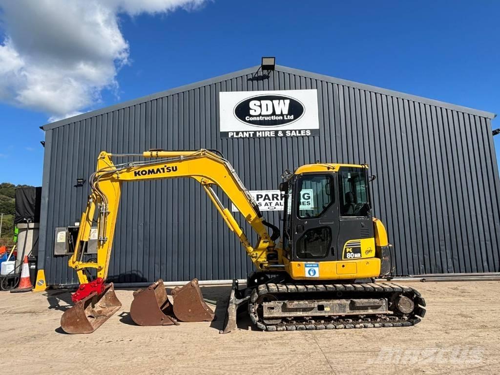 Komatsu PC 80 MR 中型油圧ショベル 7ｔ-12ｔ（ユンボ・パワーショベル・バックホー）