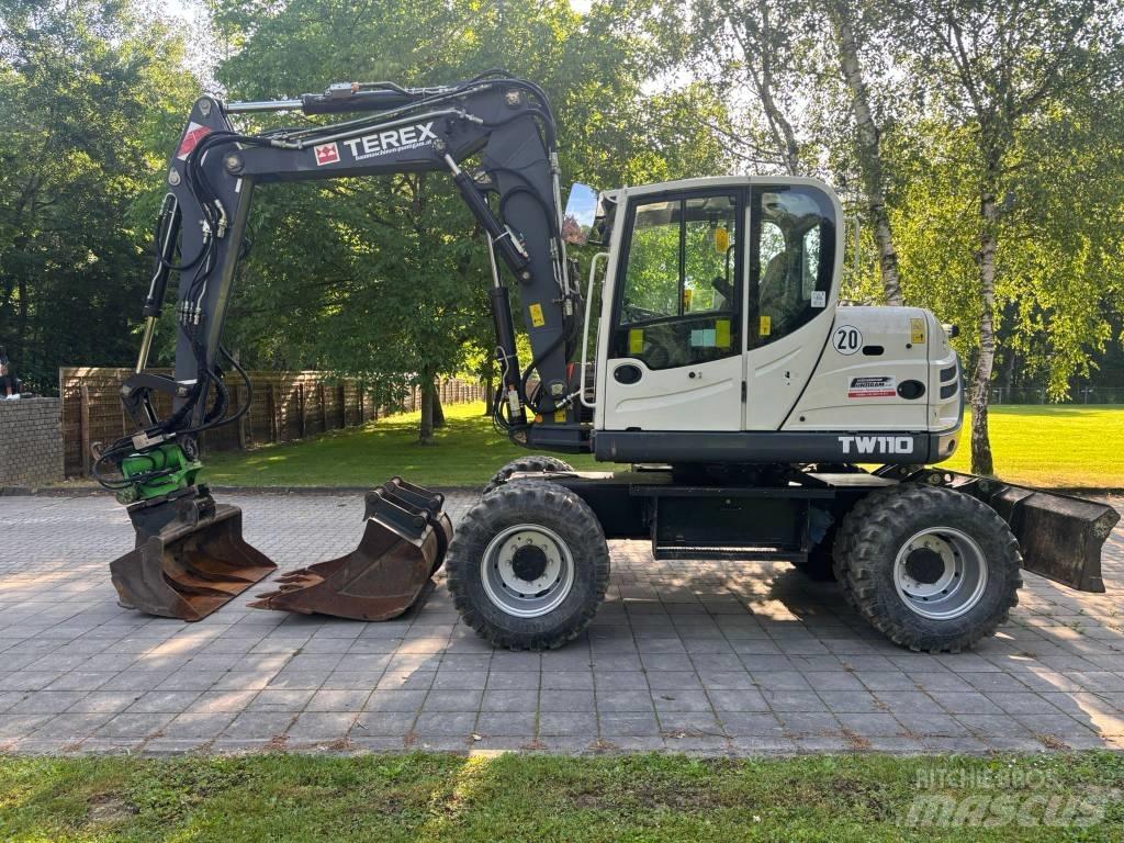 Terex TW 110 ホイール式油圧ショベル（パワーショベル・ユンボ・バックホー）