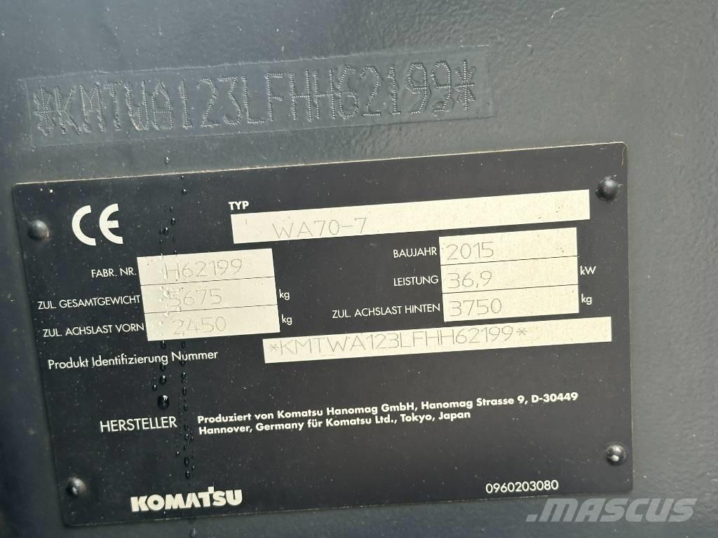 Komatsu WA 70 ホイールローダー・タイヤショベル