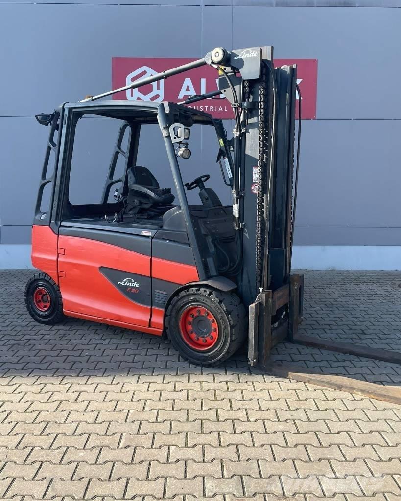 Linde E 50 バッテリーフォークリフト