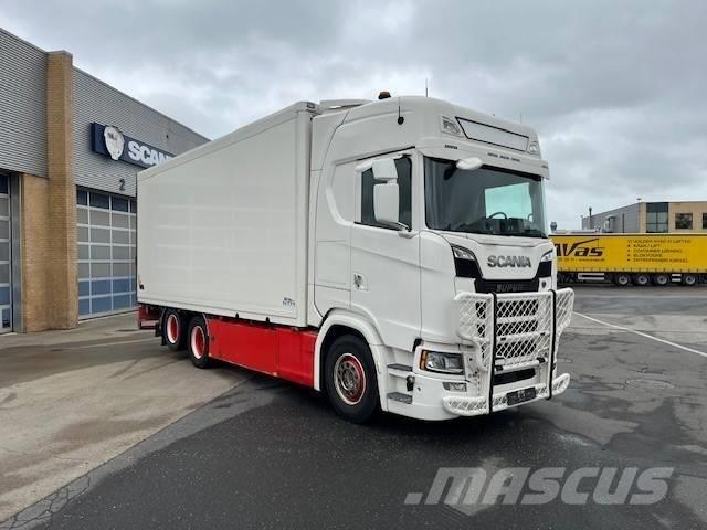 Scania S 650 ボックスボディー、ウイング、箱車