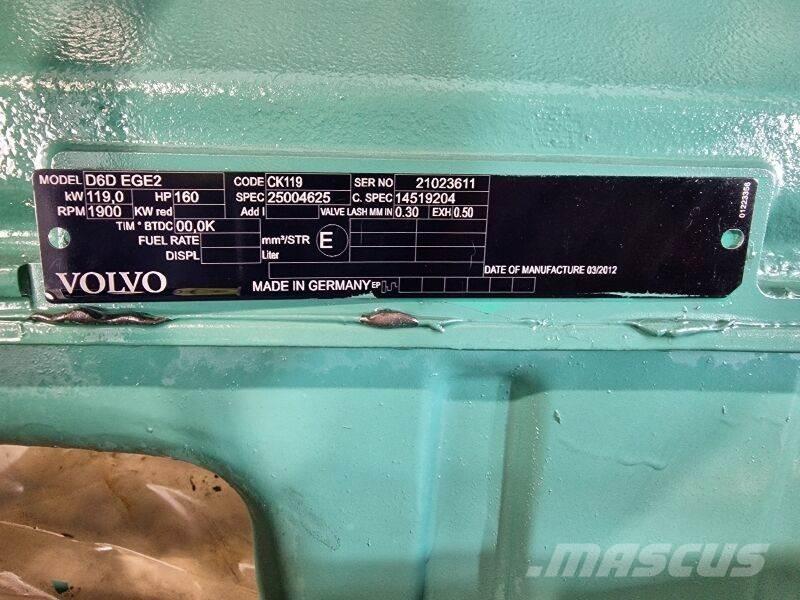 Volvo D6D EGE2 エンジン