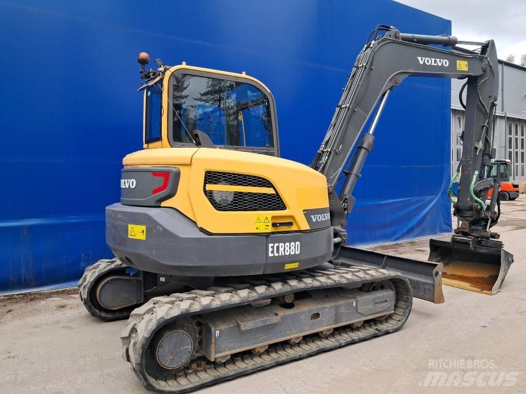 Volvo ECR 88 D 中型油圧ショベル 7ｔ-12ｔ（ユンボ・パワーショベル・バックホー）