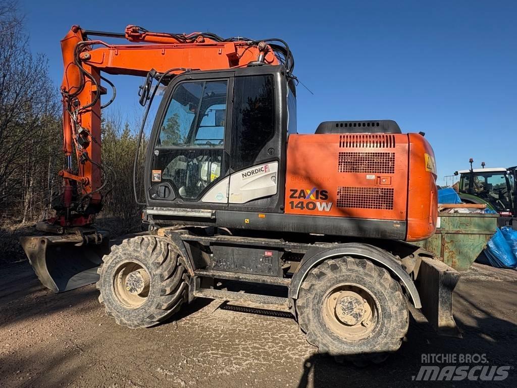 Hitachi ZX 140 W-5B ホイール式油圧ショベル（パワーショベル・ユンボ・バックホー）