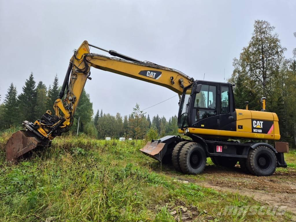 CAT M 316 D ホイール式油圧ショベル（パワーショベル・ユンボ・バックホー）
