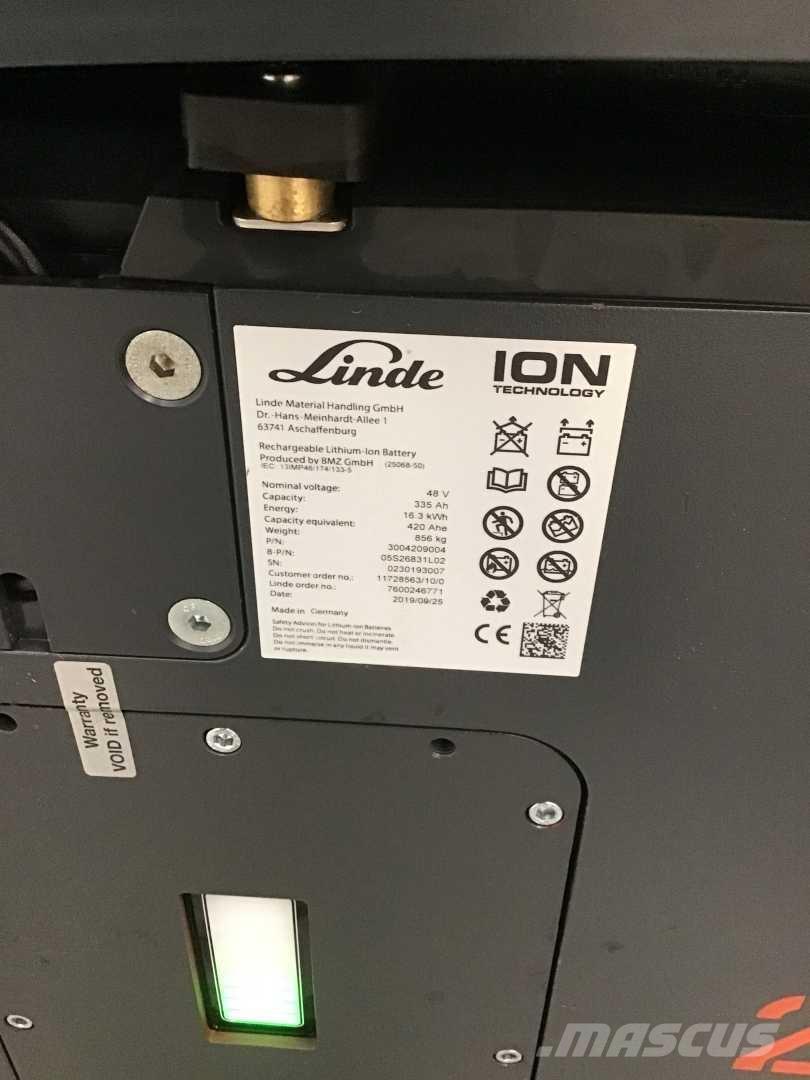 Linde E16 ION バッテリーフォークリフト