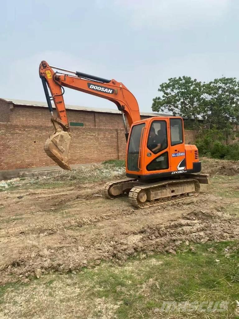 Doosan DX 80 中型油圧ショベル 7ｔ-12ｔ（ユンボ・パワーショベル・バックホー）