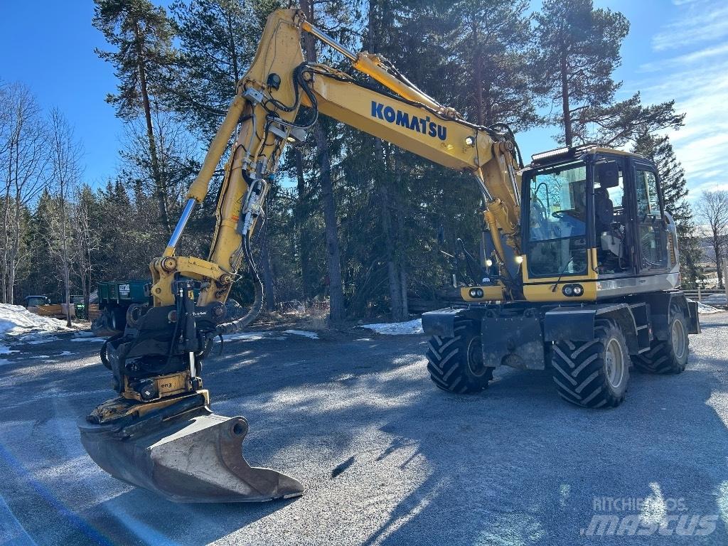 Komatsu PW148 -10 ホイール式油圧ショベル（パワーショベル・ユンボ・バックホー）