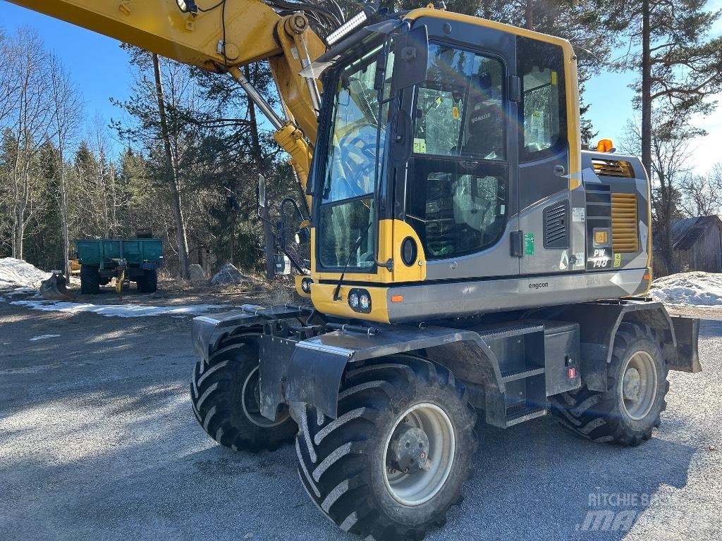 Komatsu PW148 -10 ホイール式油圧ショベル（パワーショベル・ユンボ・バックホー）