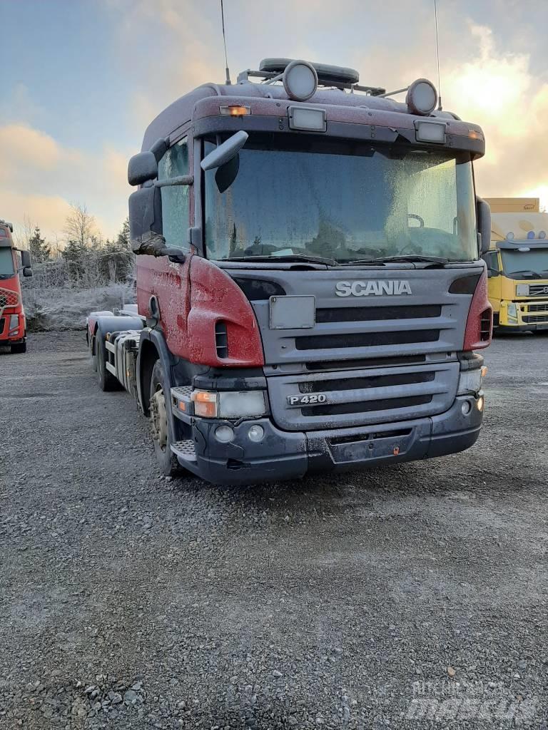 Scania P 420 コンテナ、海コン車