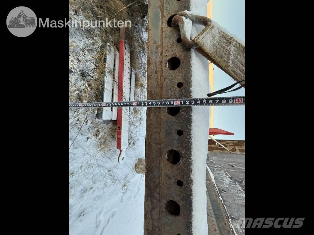 Krone SD flaktrailer フラットベッドセミトレーラー／ドロップサイドセミトレーラー