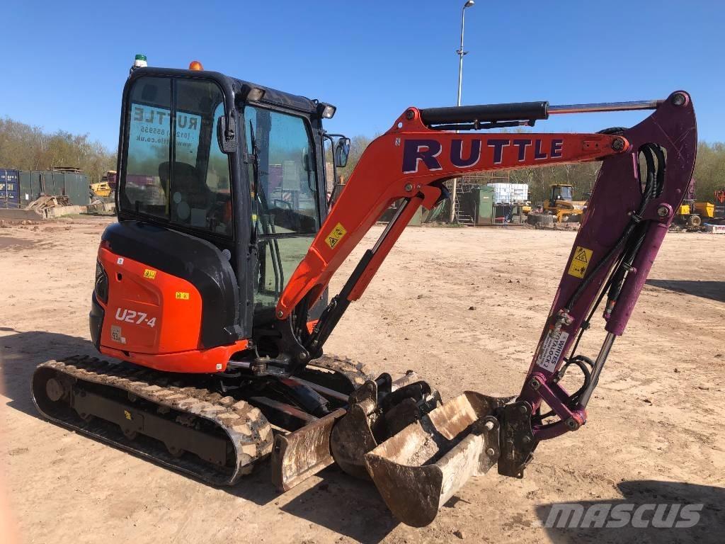 Kubota U 27-4 ミニ油圧ショベル 7t以下（ミニユンボ・ミニディガー）