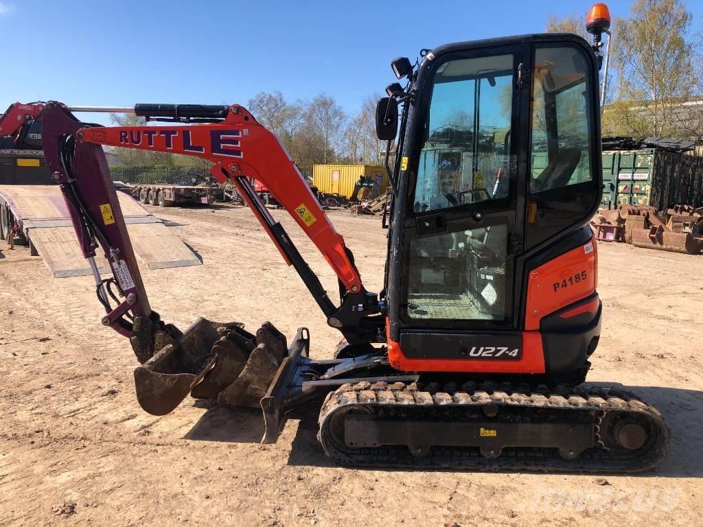 Kubota U 27-4 ミニ油圧ショベル 7t以下（ミニユンボ・ミニディガー）