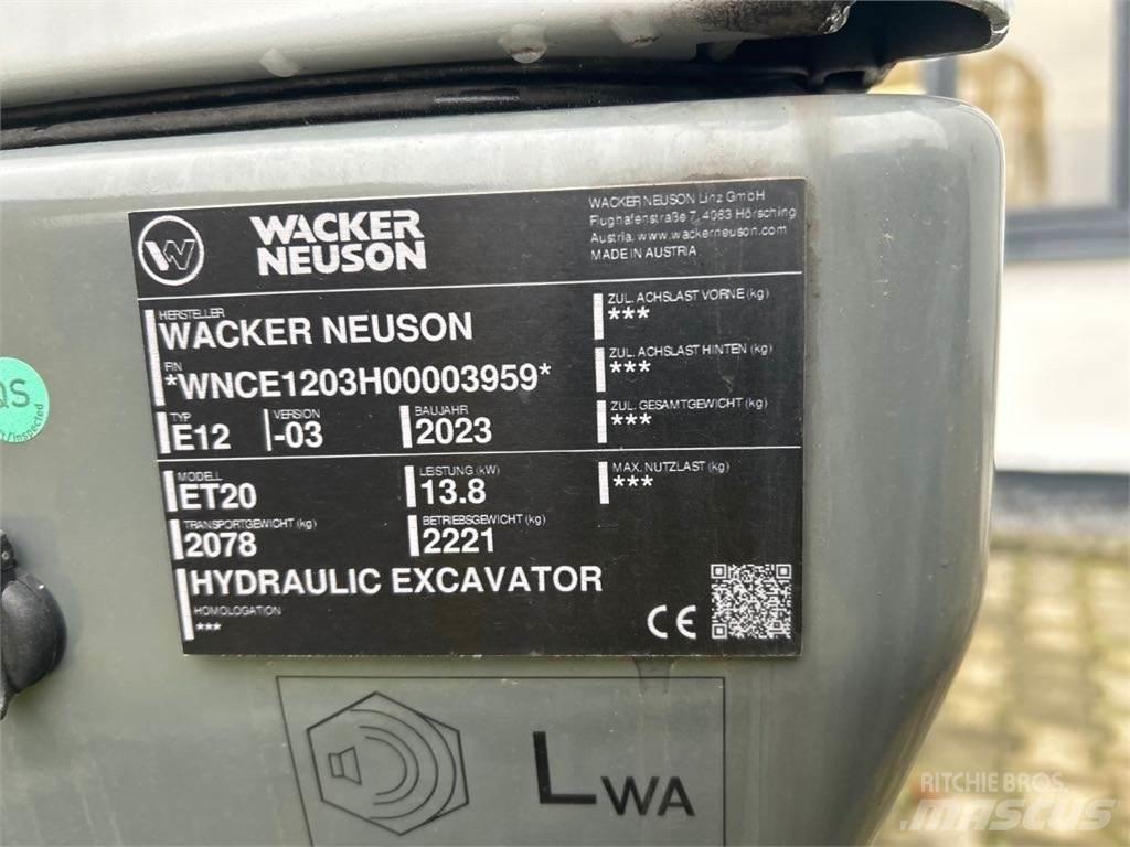 Wacker Neuson ET20 大型油圧ショベル12t以上（パワーショベル・ユンボ）
