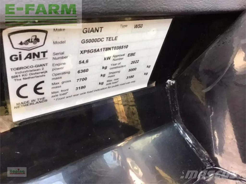 GiANT g5000 tele ミニ油圧ショベル 7t以下（ミニユンボ・ミニディガー）