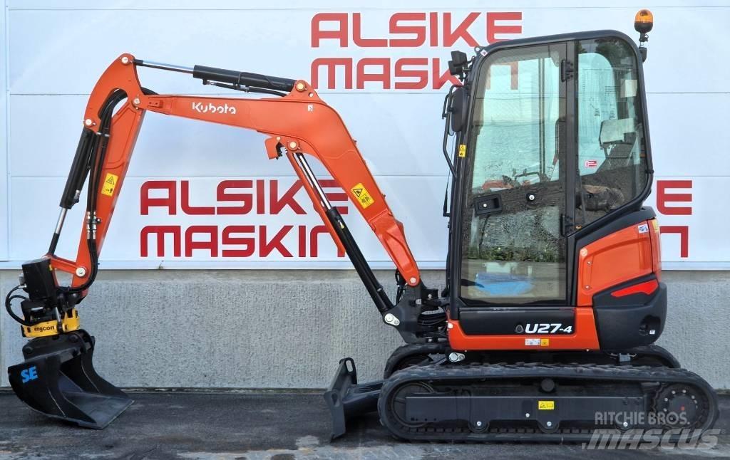 Kubota U 27-4 ミニ油圧ショベル 7t以下（ミニユンボ・ミニディガー）
