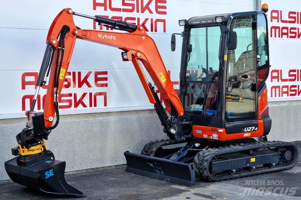 Kubota U 27-4 ミニ油圧ショベル 7t以下（ミニユンボ・ミニディガー）