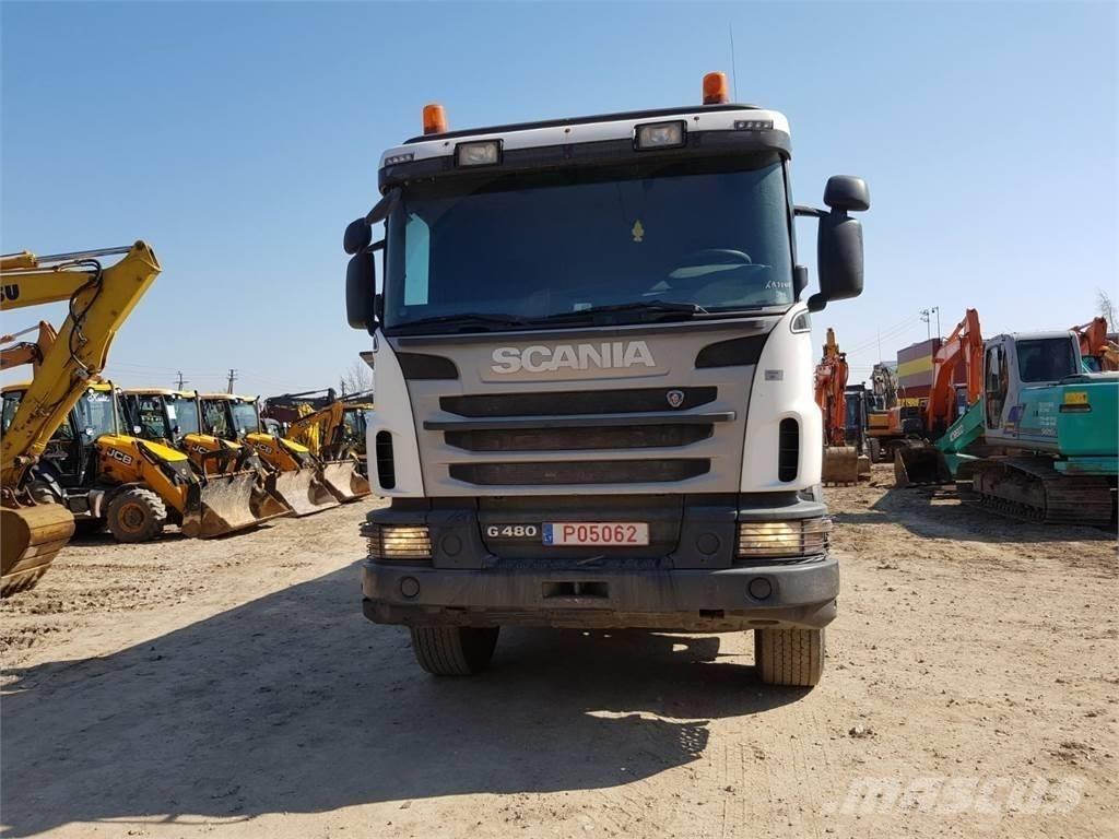 Scania G480 8x4 スキップローダートラック