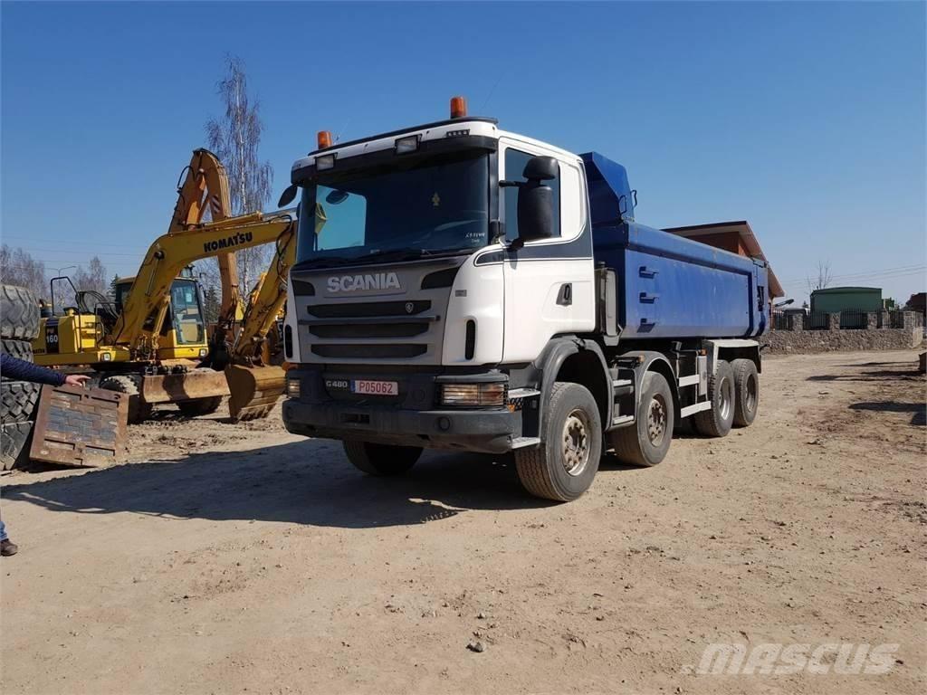 Scania G480 8x4 スキップローダートラック