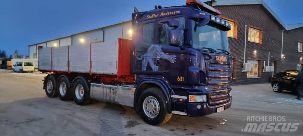 Scania R 500 8X4 スキップローダートラック