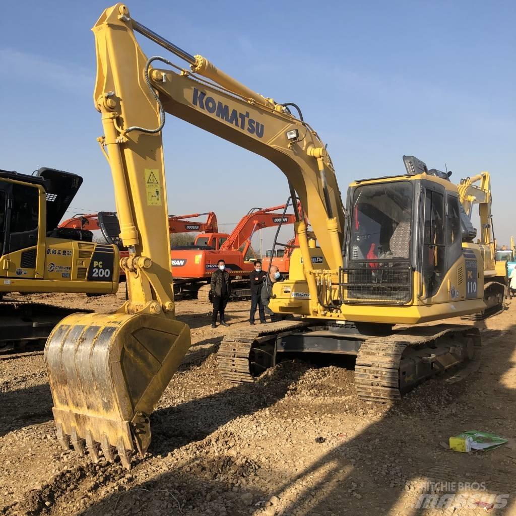 Komatsu PC 110 中型油圧ショベル 7ｔ-12ｔ（ユンボ・パワーショベル・バックホー）