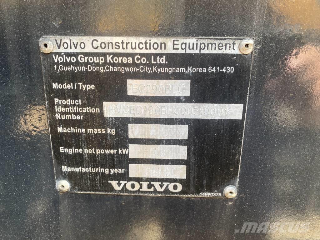 Volvo EC 290 B LC 大型油圧ショベル12t以上（パワーショベル・ユンボ）
