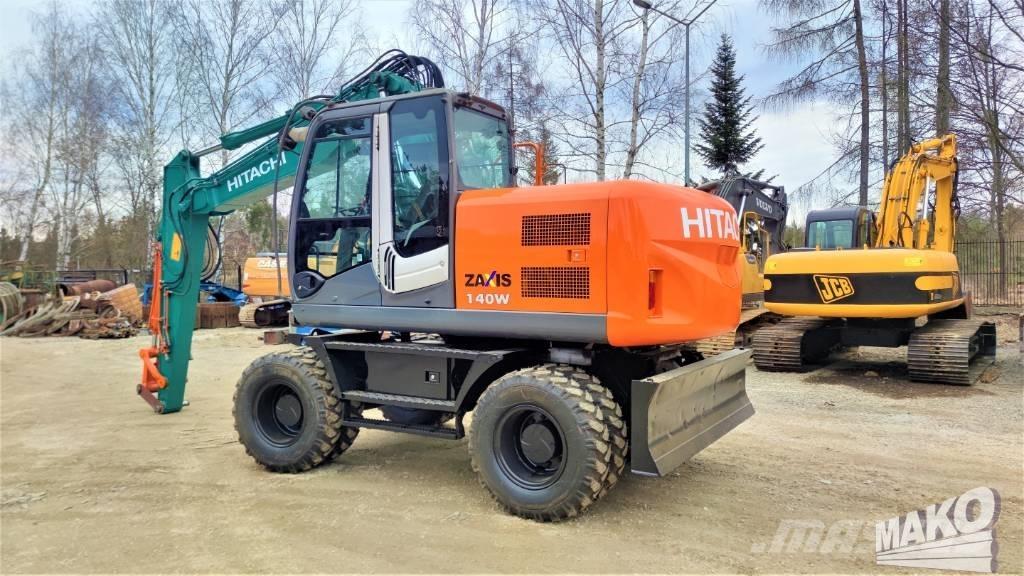 Hitachi ZX 140 W-3 ホイール式油圧ショベル（パワーショベル・ユンボ・バックホー）