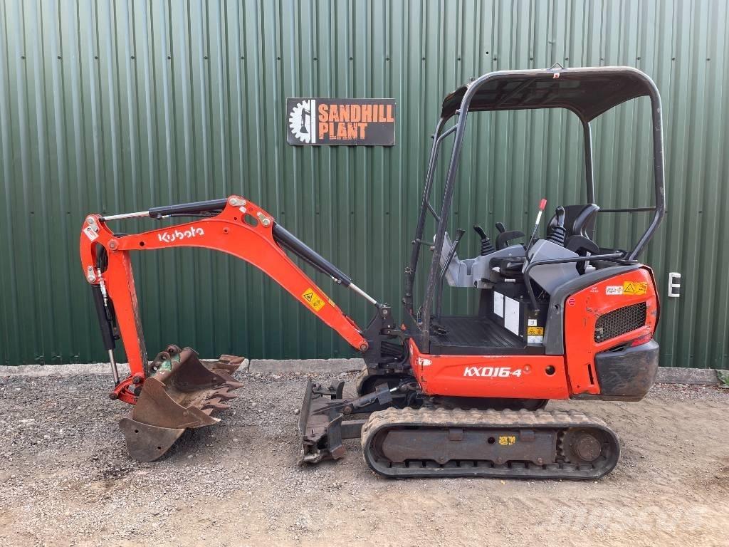 Kubota KX 016-4 ミニ油圧ショベル 7t以下（ミニユンボ・ミニディガー）