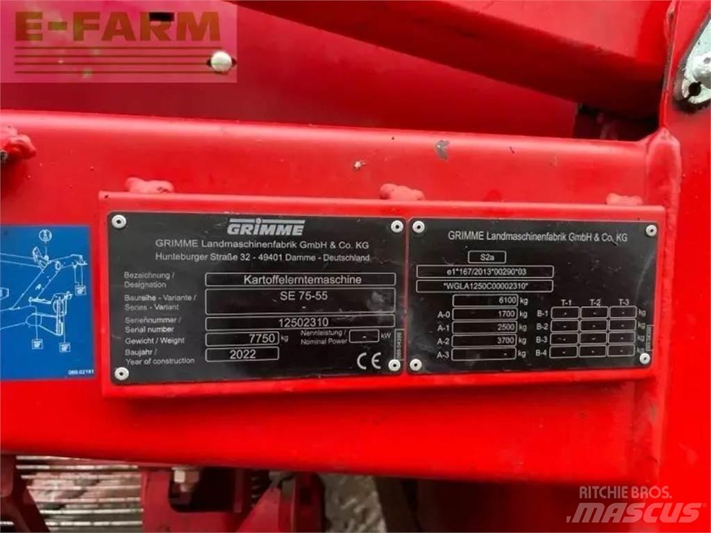 Grimme se 75-55 sb ジャガイモ用設備 - その他