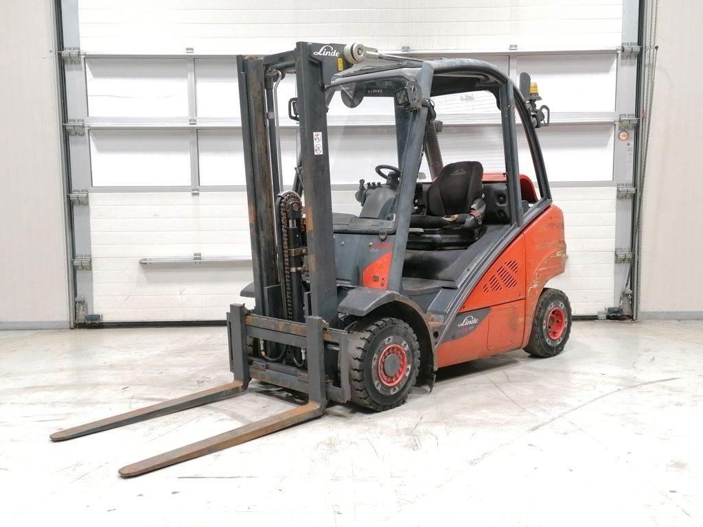 Linde H25T-02 LPGフォークリフト